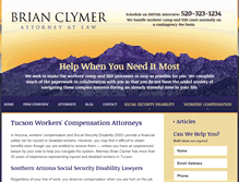 Tablet Screenshot of brianclymer.com